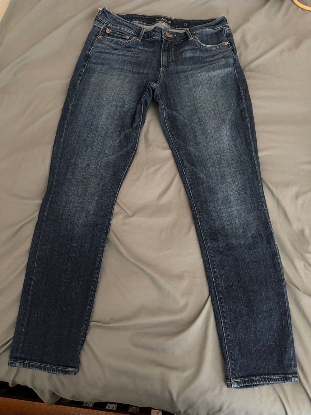 Lucky Brand Dark Blue Denim Ankle Jeans